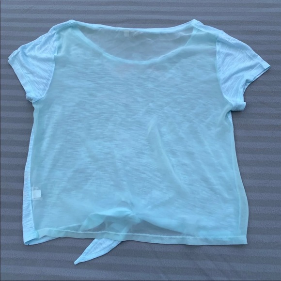 MUDD blue sheer back top size S - Picture 2 of 4